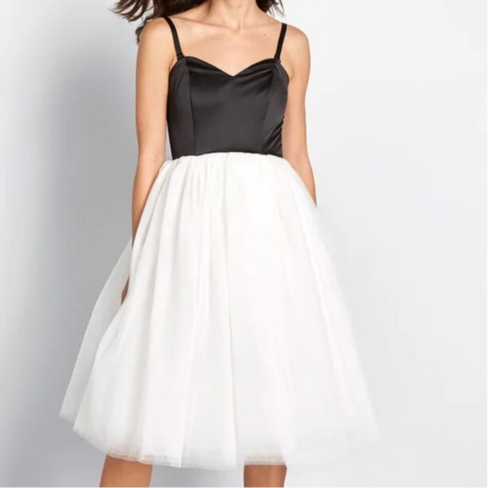 Collectif London Diana Swing Dress with Tulle Skirt | Vintage Style